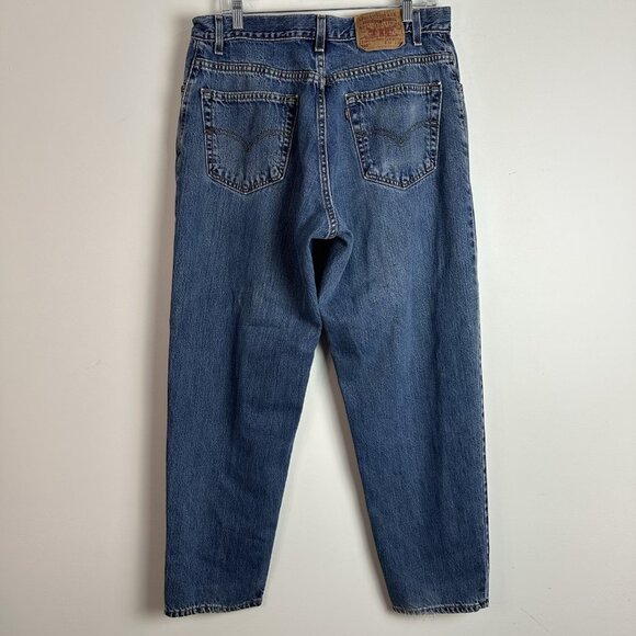 Vintage Y2K‎ Levis 560 Jeans Loose Taper Leg Mens 34x30 Med Wash Denim Faded USA - Picture 1 of 15